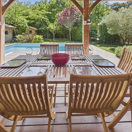 Hébergement de vacances - Maison Au Calme Avec Piscine - 8 Pers Lanton